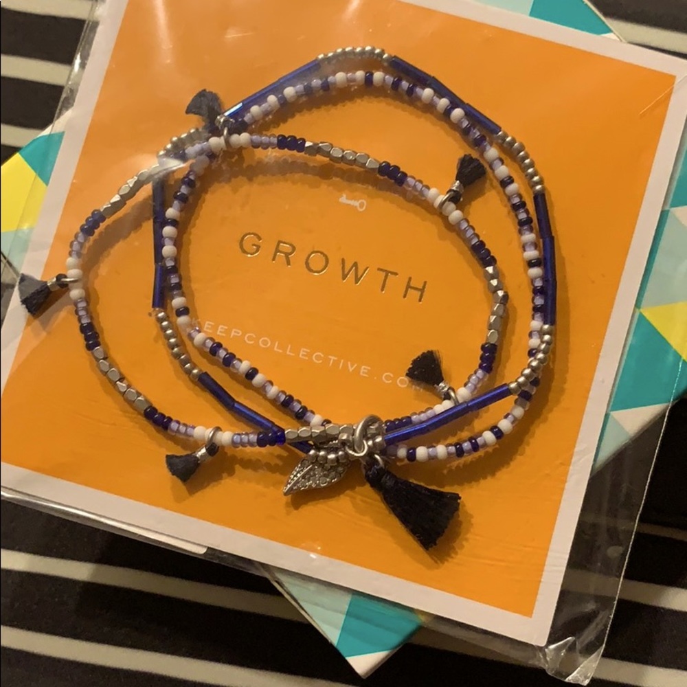 Keep collective growth stretch trio bracelet